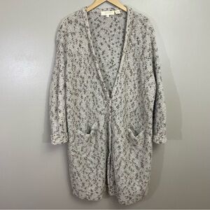 Inhabit Duster Cardigan Oversized Wool Blend Sweater Oatmeal Women's Size Medium